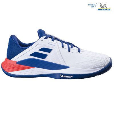 Babolat Propulse Fury 3 AC M (White/Estate Blue) Tennis Shoes