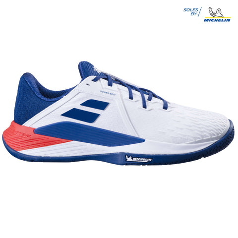 Babolat Propulse Fury 3 AC M (White/Estate Blue) Tennis Shoes