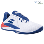 Babolat Propulse Fury 3 AC M (White/Estate Blue) Tennis Shoes