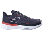 Babolat SFX Evo All Court Men WIDE (Black/Fiesta Red) Tennis Shoes