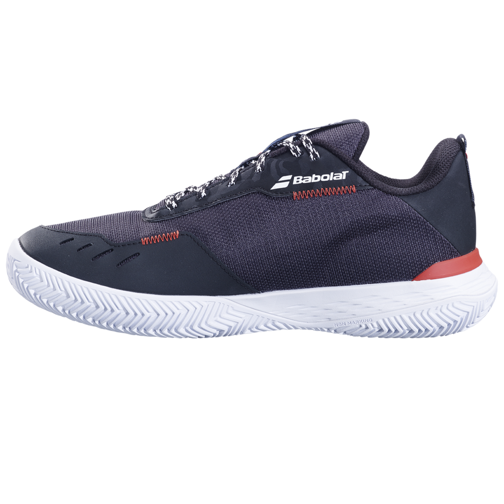 Babolat SFX Evo All Court Men WIDE (Black/Fiesta Red) Tennis Shoes
