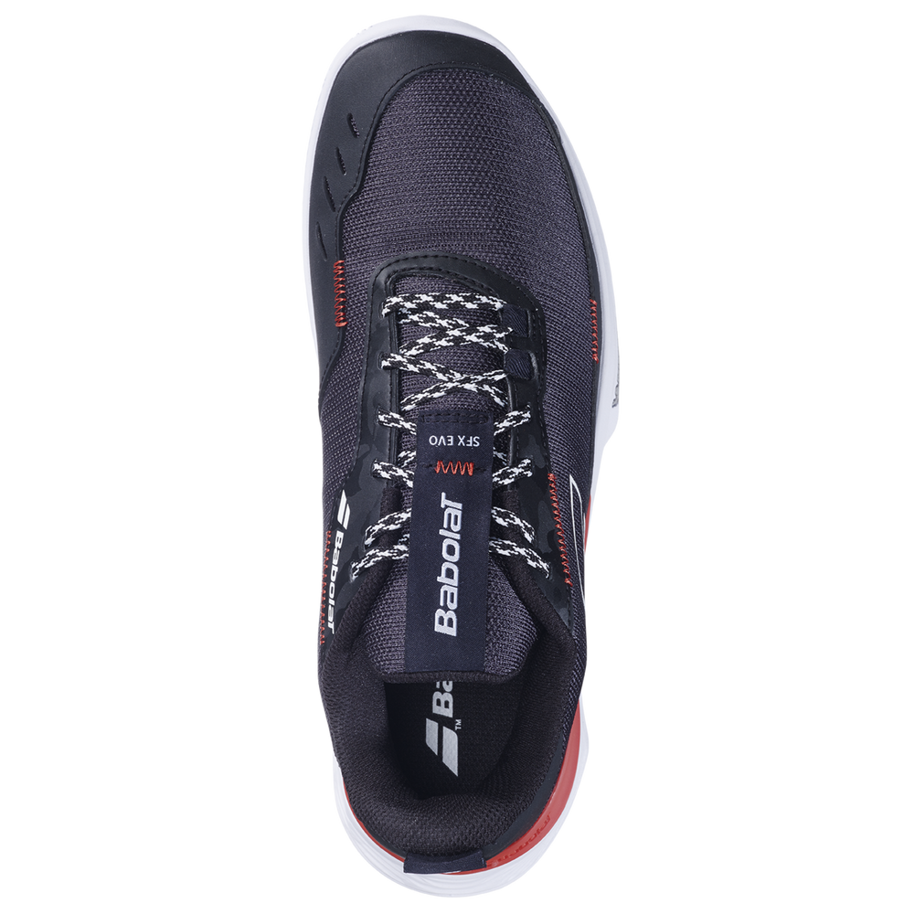 Babolat SFX Evo All Court Men WIDE (Black/Fiesta Red) Tennis Shoes
