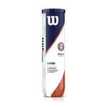 Wilson Roland Garros Clay Tennis Balls (4 Balls Can)