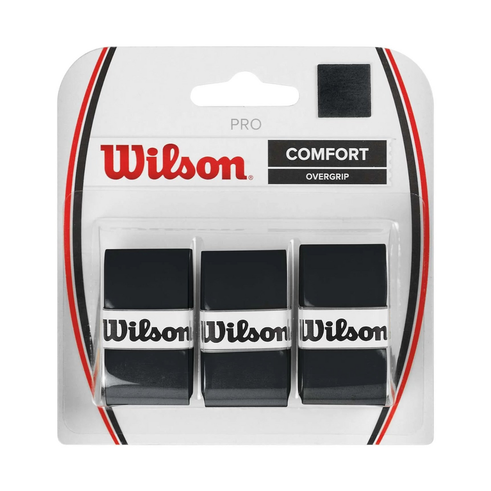 Wilson Pro Overgrip Black (3 in 1 pack)
